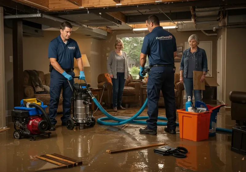 Basement Water Extraction and Removal Techniques process in Mastic Beach, NY